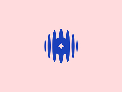 Auralux Records Logo Mark ambient branding clean design electronic logo logo designer music ripple singing sound star techno tipilab trance voice wave