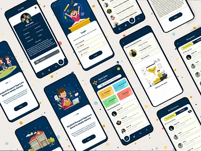 Student Passport — Redefining School Communication design approch graphic design parent teacher app scholl apps school app student app teacher app ui uiux user experience ux