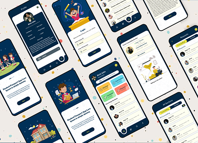Student Passport — Redefining School Communication design approch graphic design parent teacher app scholl apps school app student app teacher app ui uiux user experience ux