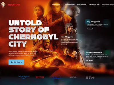 Moviebeast website 3d animation branding design graphic design illustration logo motion graphics social media ui