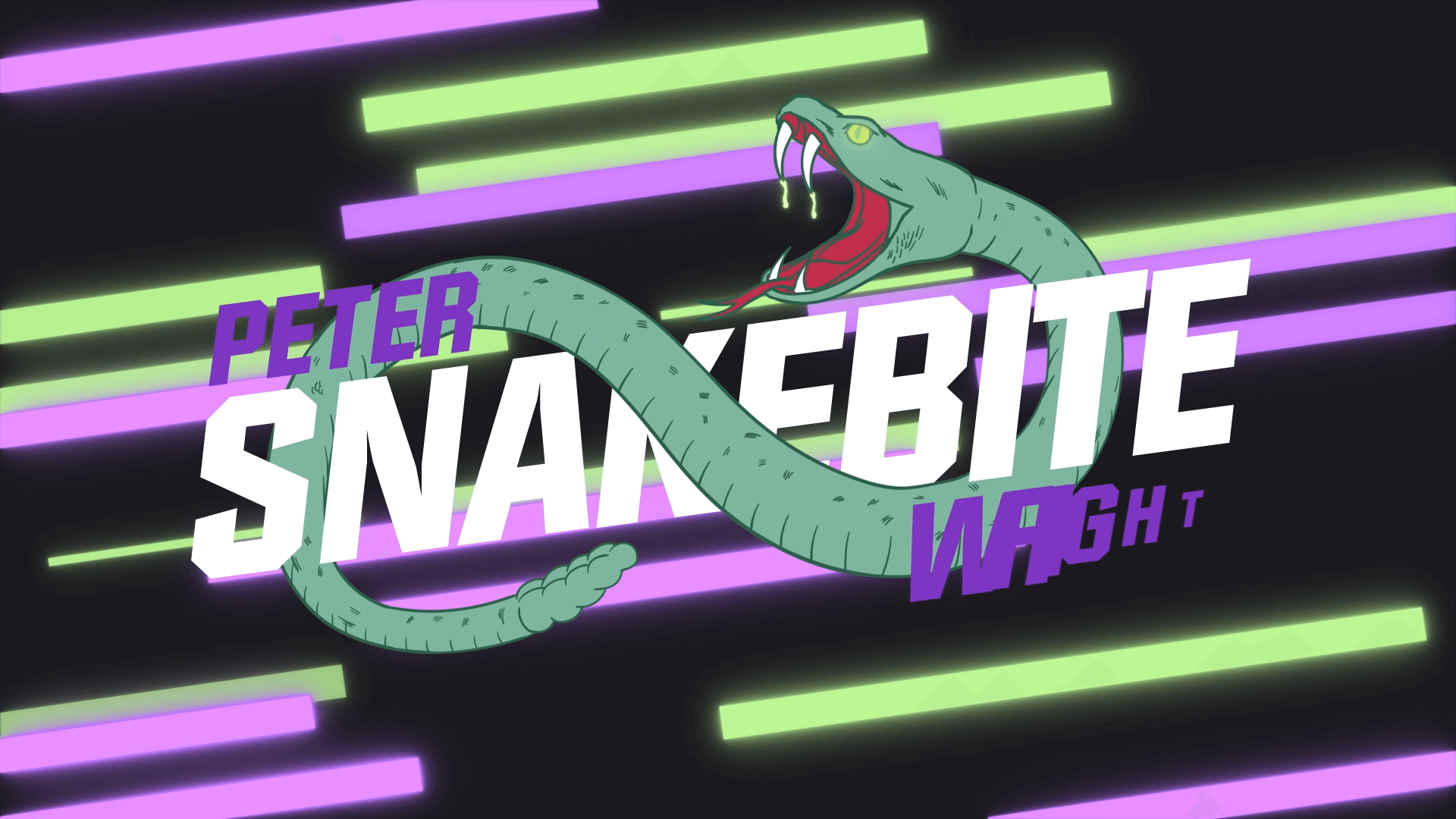 Peter "Snakebite" Wright Logo Sting - Tom Paddon Motion after effects animation animation design illustration motion design motion graphics