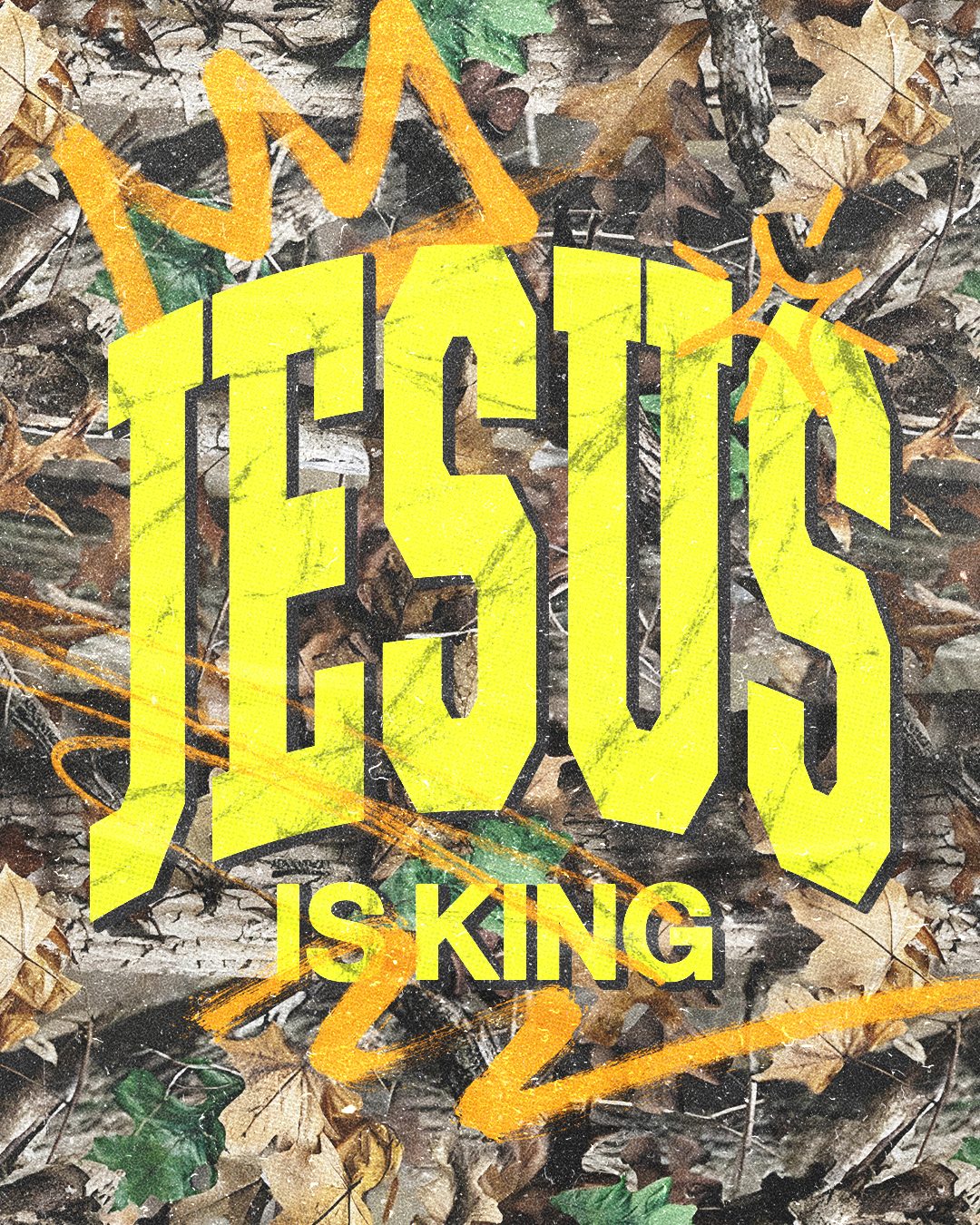 Jesus is King | Christian Poster christian