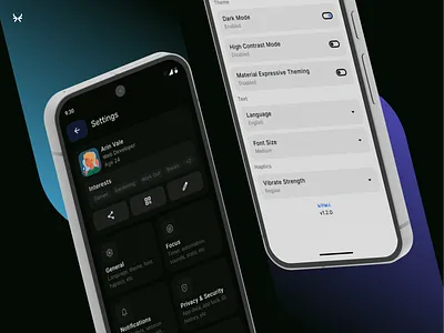 Daily UI 007 - Settings designercommunity