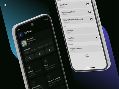 Daily UI 007 - Settings designercommunity