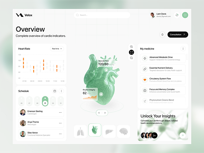 Health Tracking Dashboard & Mobile App analytics dashboard fitness app gym app health app health dashboard health fitness health tracker health tracking medical tracking app online medicine sport dashboard startup tracker ui user interface ux webdesign