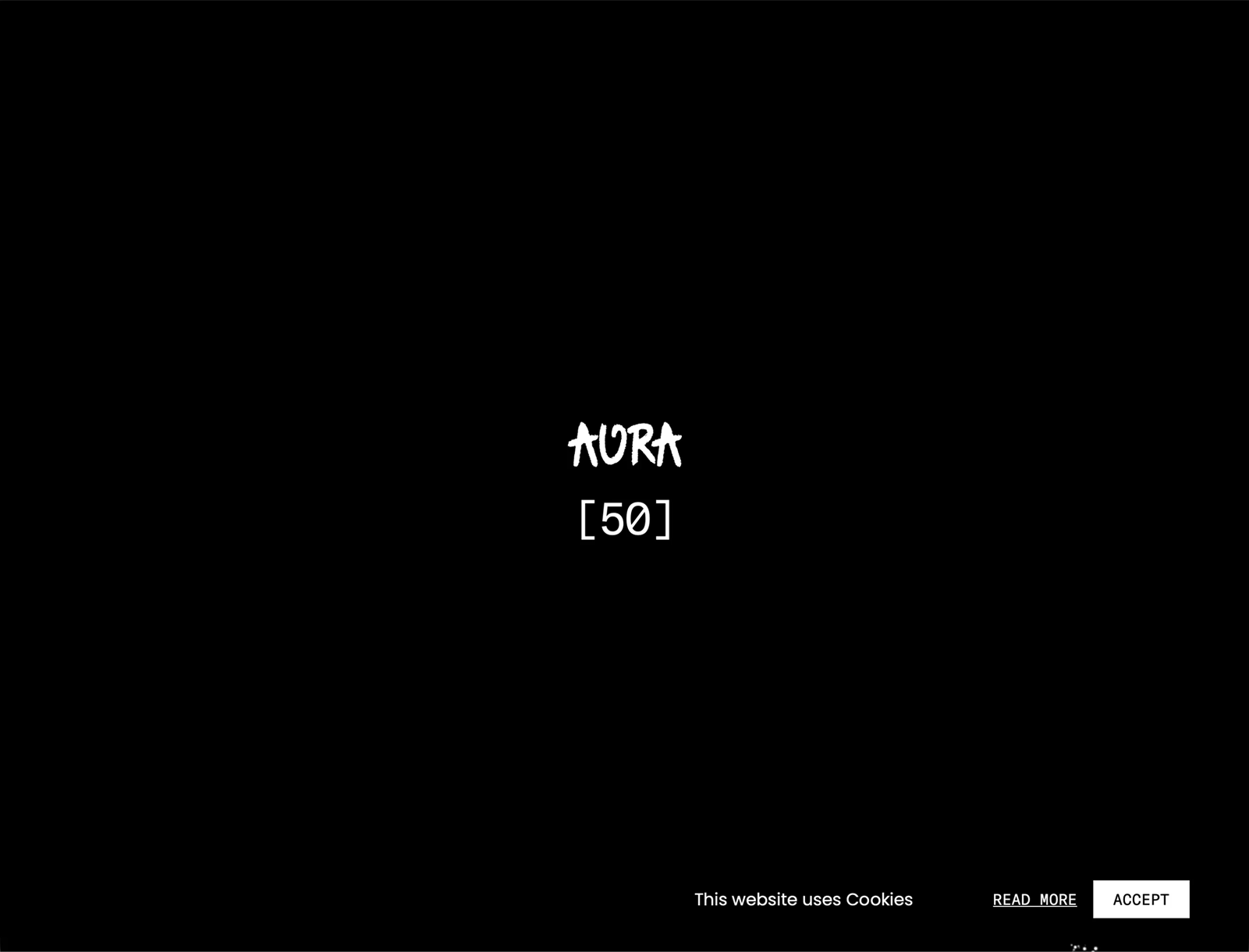 Aura Agency - Landing Page 3d agency animation awards ecrin digital illustration landing page ui