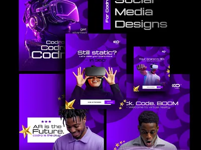 SOCIAL MEDIA DESIGNS FOR CODRO branding graphic design