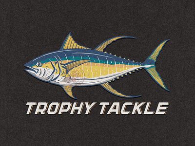 Trophy Tackle branding company brand logo company branding company logo design graphic design illustration logo typeface