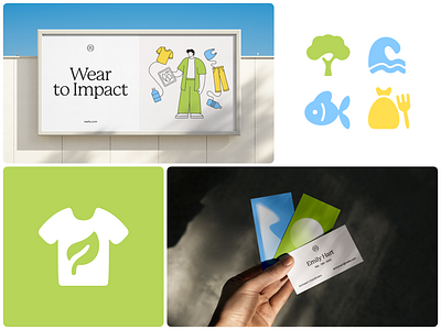 Reefa – Visual Identity brand identity branding cleanup earth eco friendly ecology environment icon design illustrations lighthouse logo design ocean planet recycled sea t shirt tree volunteer waves