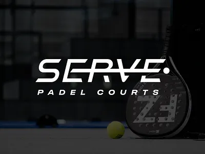 Serve - Logo ball branding design dynamic graphic design letter logo padel padel courts typography vector