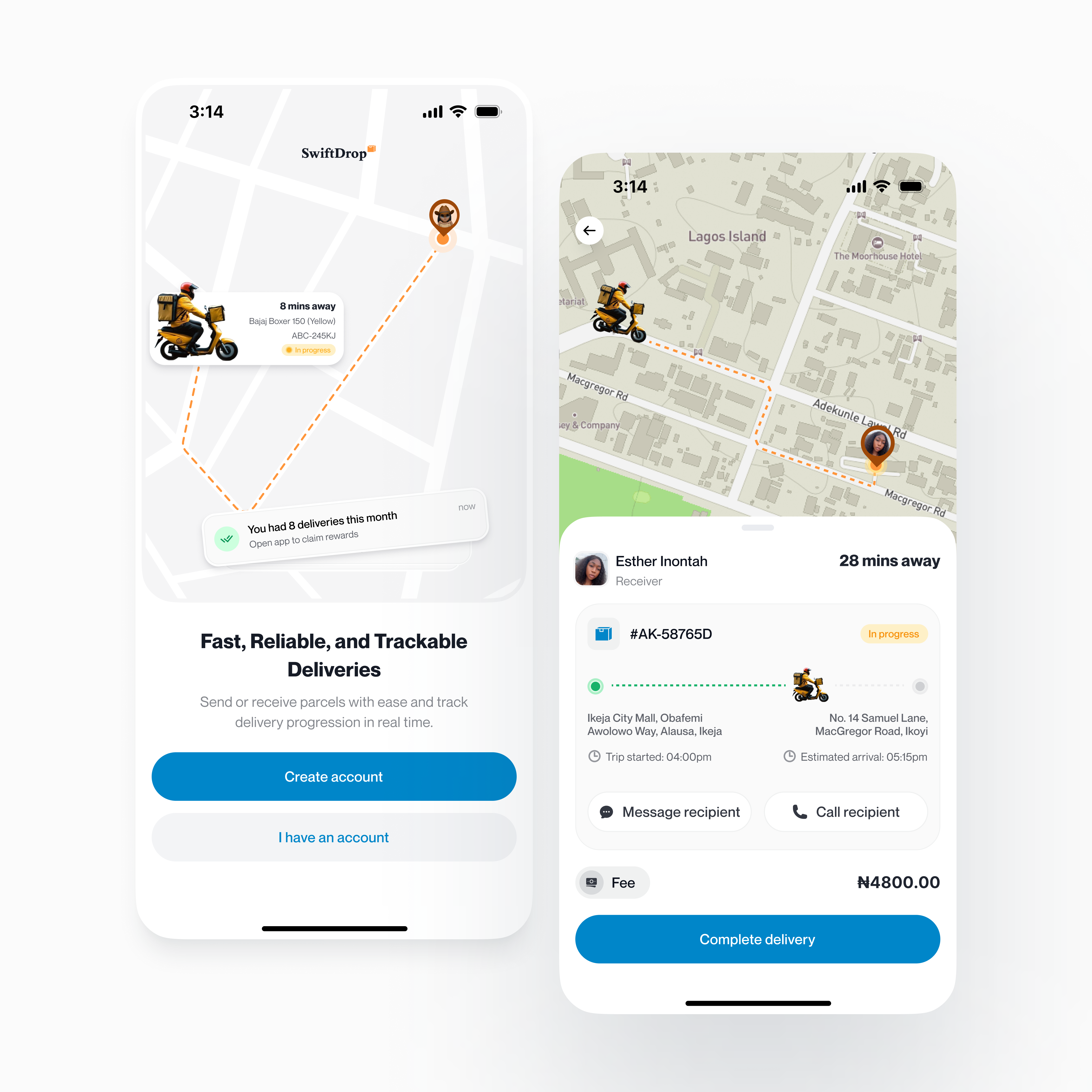 Delivery app delivery delivery tracking design logistics mobile app mobile design productdesign ride ride tracking ui uidesign uiux userinterface ux