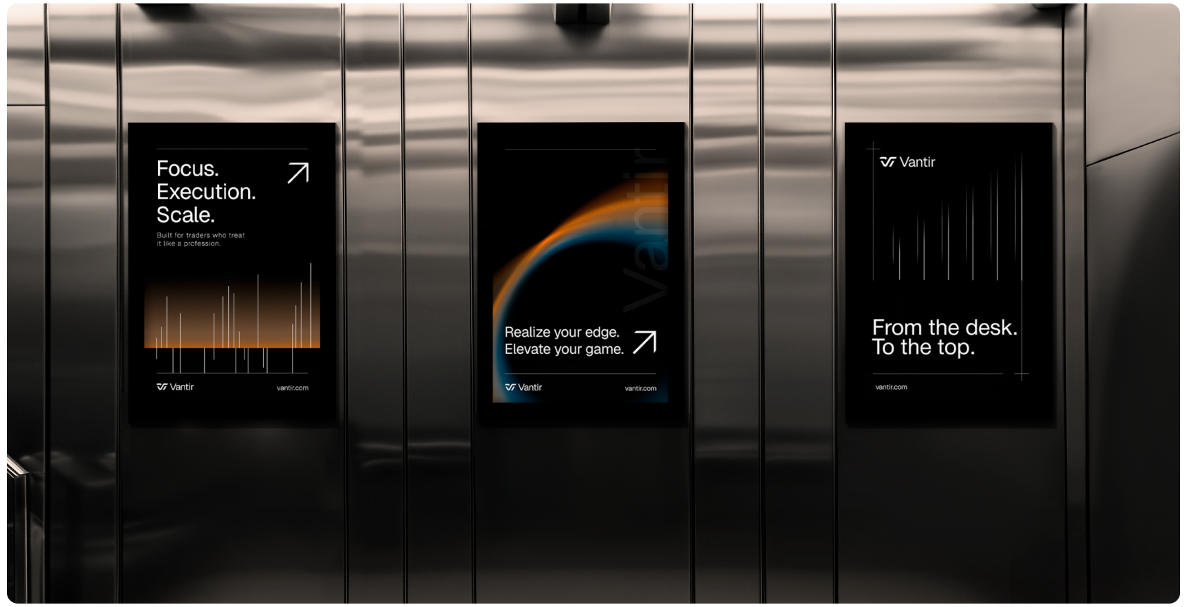 Vantir - Trading Platform Brand Identity bitcoin blockchain brand identity branding coin crypto analytics crypto branding crypto exchange crypto wallet cryptocurrency defi ethereum finance fintech investment saas token trading branding trading platform web3