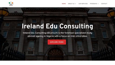 Ireland EduConsult branding design motion graphics web design