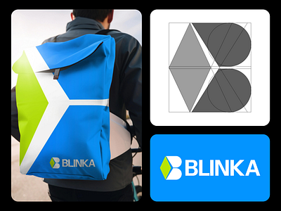 Blinka – Smart Mobility Brand Identity Design brand design brand identity brandbook brandguideline branding design electric scooter logo and branding design logo and visual design logo mark minimal mobility mobilitybran modern branding modern logo redesign tech brand