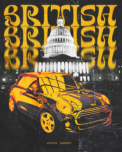 THE mini branding car car design car poster graphic design illustration