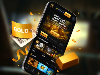Casino Design - CalshX betting casino casino app casino design casino game casino interface casino slots crypto gambling gambling design game design game ui gold design igaming live casino mobile casino online casino slots ui ux web casino