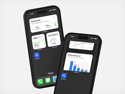 Widgets Concept 05 app concept design interface ios mobile mobile design product product design ui ux widget widgets