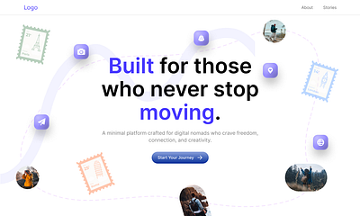 Travel Landing Page- Figma Design figma landing page design web design web design service