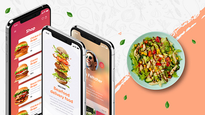 Food Delivery App Concept🥙 app branding graphic design illustration logo ui