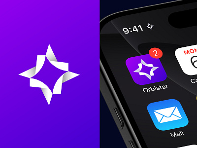 "Orbistar" Logo concept ai logo animation app icon branding design elegant elegant design geometric design graphic design illustration logo logodesigner logoidea minimal modern purple saas logo simple design star starlogo