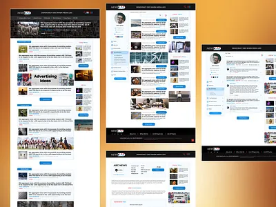 NEWS LAB — Redefining How People Engage with Industry News UIUX news portal news ui news web ui news websit news website uiux web uiux website ui