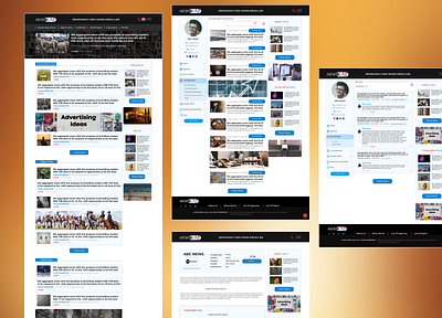 NEWS LAB — Redefining How People Engage with Industry News UIUX news portal news ui news web ui news websit news website uiux web uiux website ui