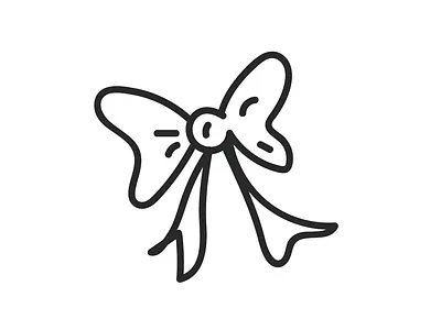 Bow art file bow outline bow png bow svg bow vector digital sublimation doodle graphic design hand drawn bow illustration png file shirt sublimation svg file