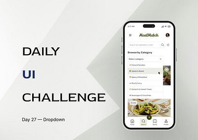 Daily UI · Challenge 27: Dropdown dailyui design dropdown ui