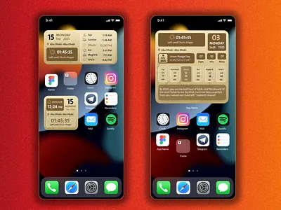 App Widgets UI design ui ui design uiux widget widget design widget ui