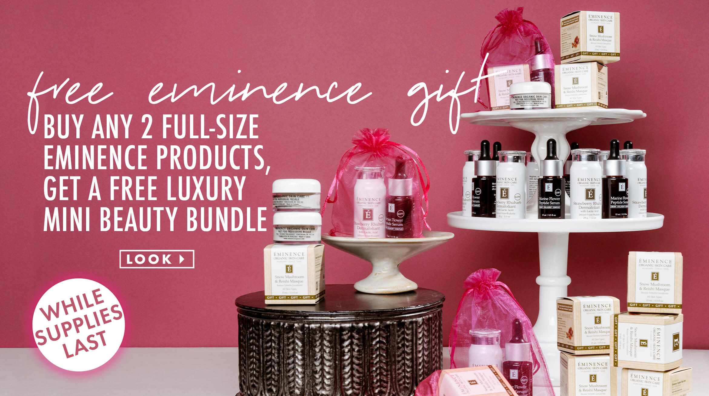 Free Eminence Gift With Purchase Campaign adobe photoshop branding campaign design design digital marketing graphic design marketing design typography