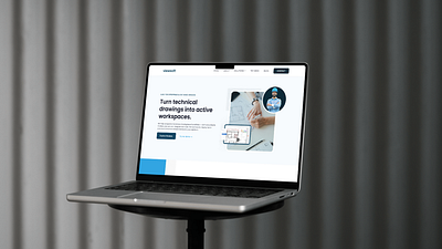 Landing Page for BIM & Construction Management Software proptech