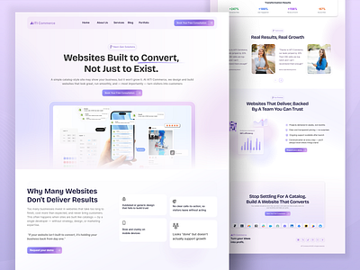 ✨ AITI Commerce – Conversion-Focused Website Design motion graphics ui