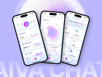 Digital Health App | Telehealth App | Mobile Health | Medtech ai diagnosis support ai doctor app ai health assistant app design app design concept app interface digital therapeutics health engagement healthtech startup mental health app mobile mobile app design mobile design mobile interface patient onboarding patient support app personalized health product design ui ux wellness tracker