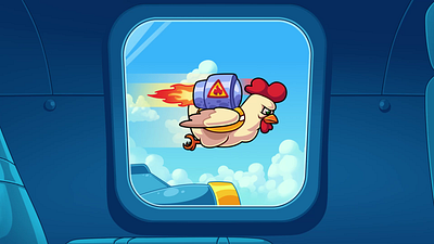 Cockpit: Character Animation | Loading screen animation character animation character deisgn cinema concept art game game animation game art illustration loading motion motion graphics slot game video