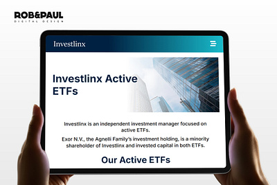 Investlinx website development