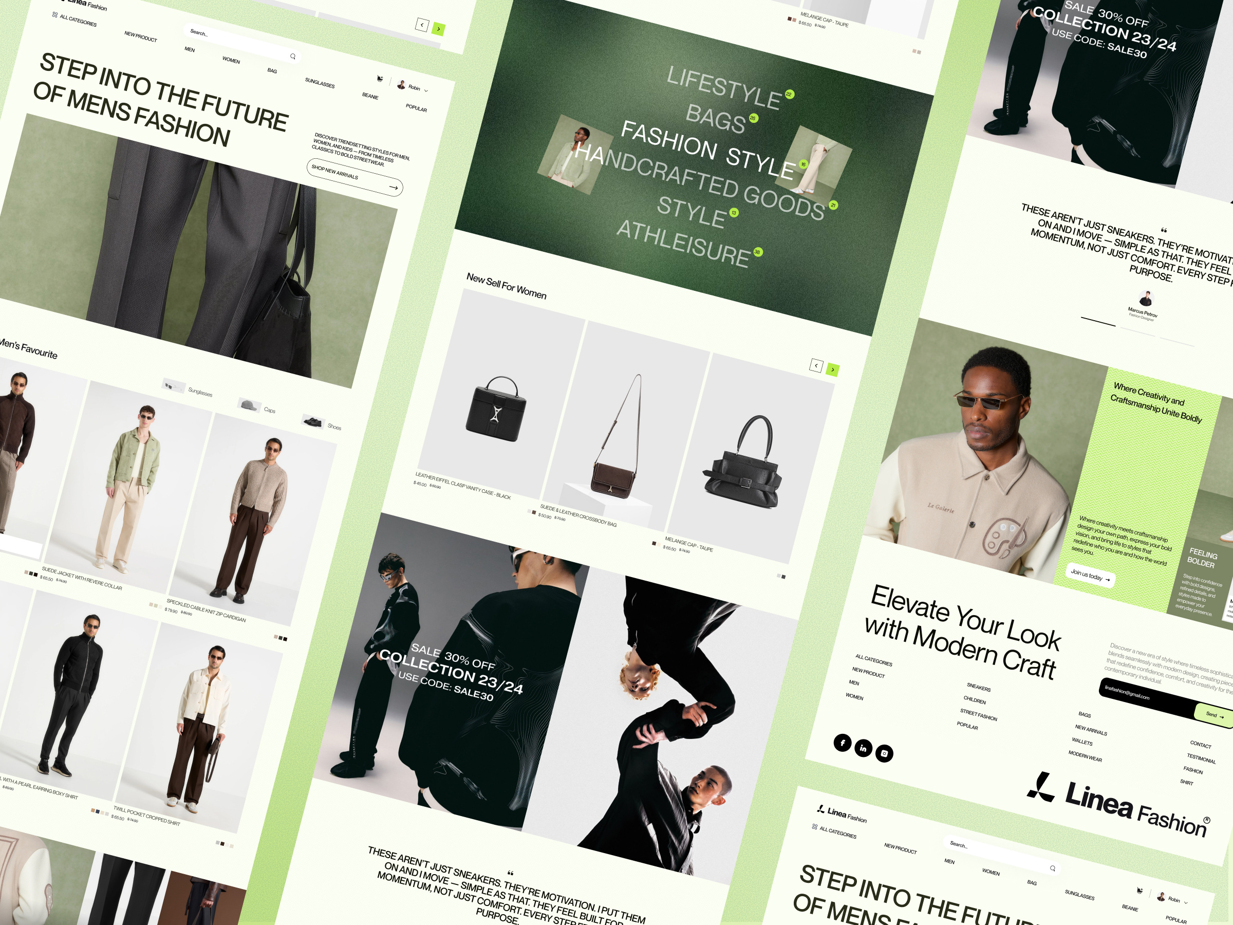 Example of Ecommerce Website | Landing Page | Store