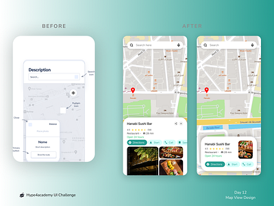 Daily UI Challenge #12 - Map View dailyui design figma googlemap hype4academy map mapview ui uidesign uiux ux
