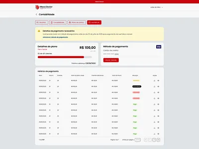 Payment Management Dashboard – Clean Financial UI dashboard design financial interface minimalist payment ui uiux