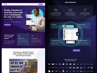 Rivly Rebrand #3 — SEO-Friendly, Fast & Modern Webflow eCommerce artdirection conversiondesign creativewebdesign designinspiration designsystem ecommercewebsite figmatowebflow landingpagedesign marketplacedesign modernui responsivewebdesign saasdesign seooptimizedwebsite startupwebsite ui uiuxdesign userexperience uxforecommerce webflowdesign webflowdeveloper