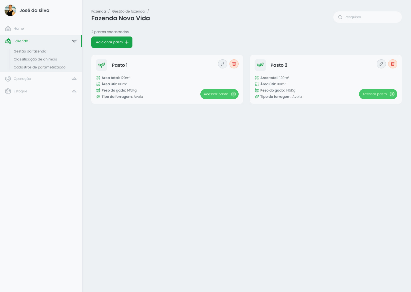 Example of Web UI Design – Clean & Responsive