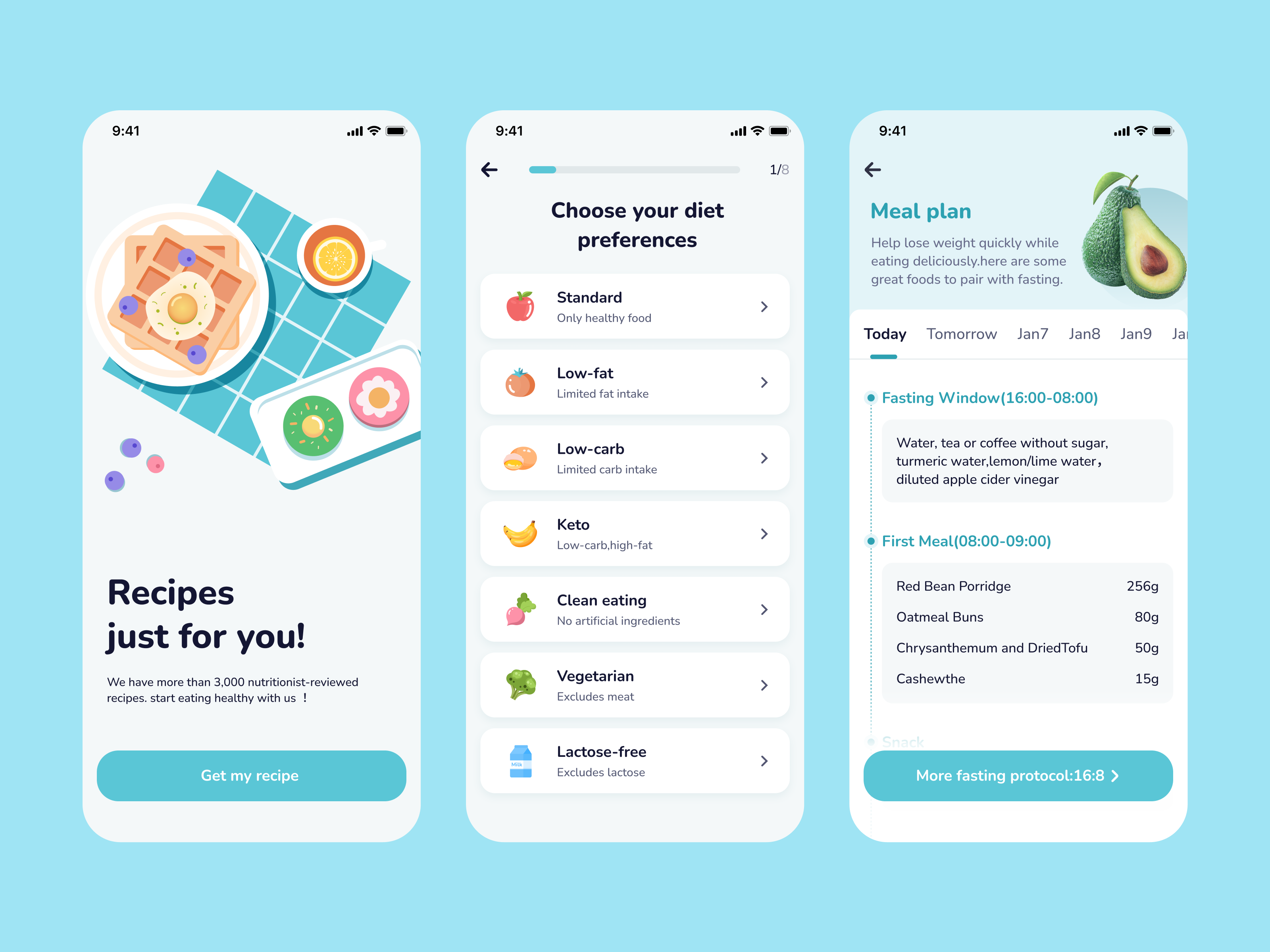 Example service media