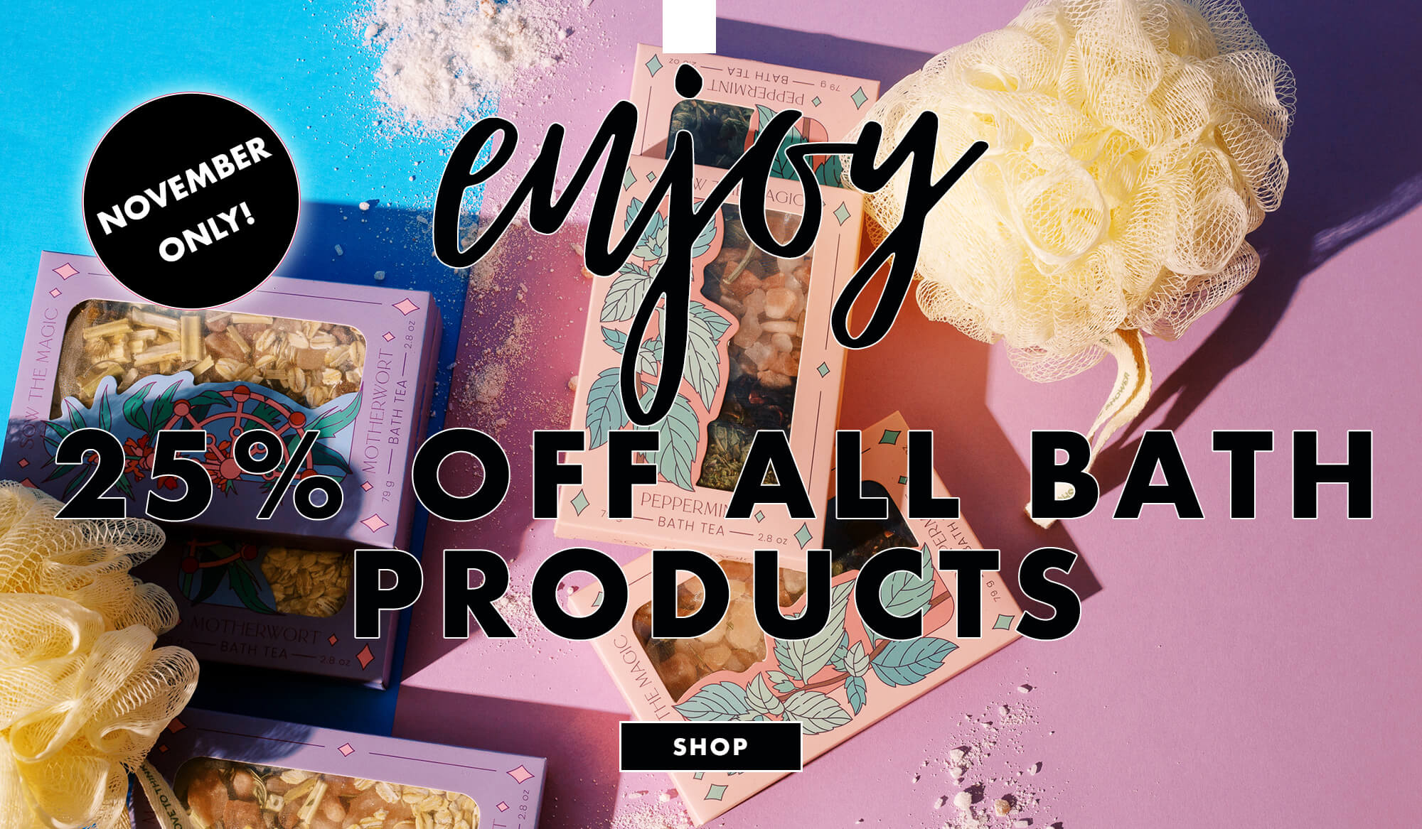 25% Off Bath Product Promotional Fall Sale adobe photoshop branding campaign design design digital marketing email marketing graphic design marketing design typography web banner design