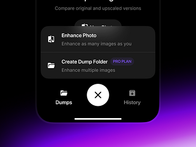App Bar - TikDump Mobile App app design ui ux