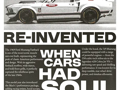 Re-invented, yet never replaced. graphic design