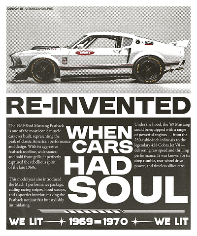 Re-invented, yet never replaced. graphic design