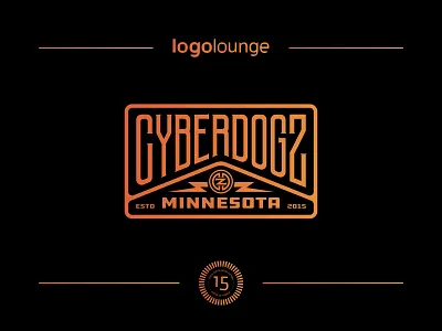 Logo Lounge Book 15 | Winner! badge badge design brand design cyberdogz industrial design lockup logo logo design minnesota monogram type typedesign typography