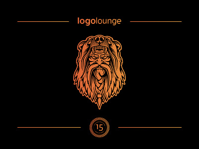 Logo Lounge Book 15 | Winner! bear berserker viking character character design drawing icon illustration illustration design logo lounge logo lounge book mascot viking