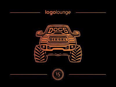 Logo Lounge Book 15 | Winner! digger docs diesel illustration logo logo design logo lounge monster truck truck truck illustration truck logo type design typography