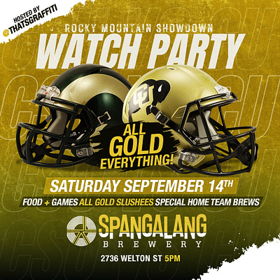 CU vs CSU Watch Party