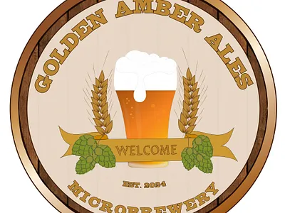 Final Microbrew logo graphic design